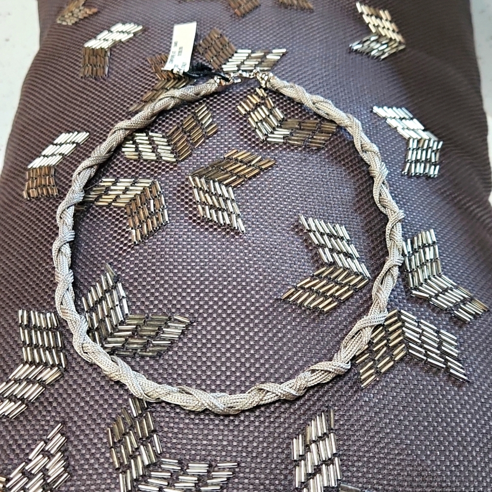 Sterling Braided Necklace